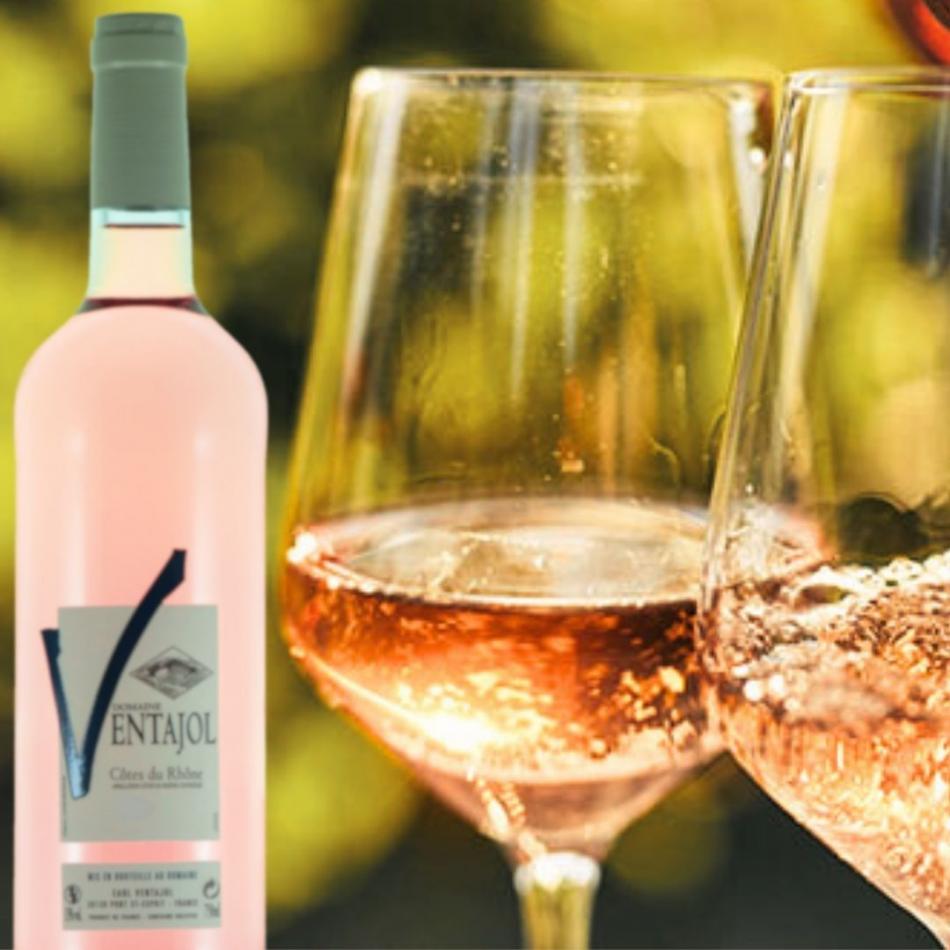 Présentation du Côtes du Rhône Rosé 2024 du Domaine Ventajol : Une Étoile Brillante de la Vallée du Rhône