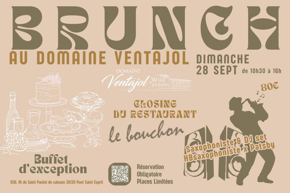 BRUNCH AU DOMAINE VENTAJOL X Restaurant Le Bouchon