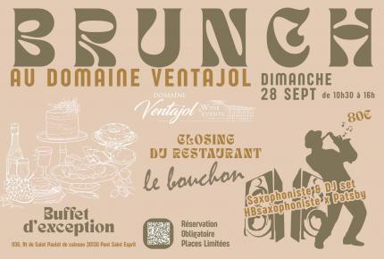 BRUNCH AU DOMAINE VENTAJOL X Restaurant Le Bouchon