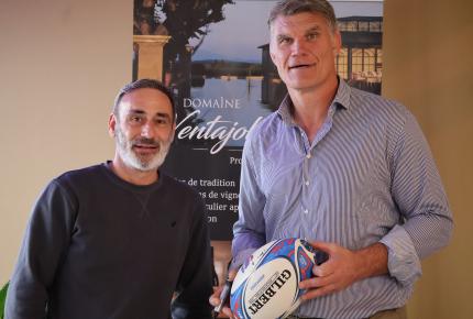 Fabien Pelous présent à L'Orangeraie